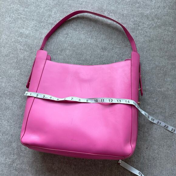 $750 Wandler Lotta Large Pink Leather Tote Bag - Picture 6 of 8